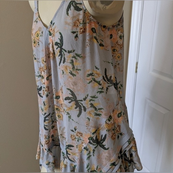 Anthropologie Maeve Magda floral ruffle tunic - Picture 3 of 9